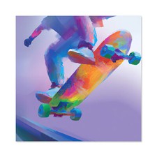 Skater Skateboarding Pop Shove