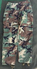 Genuine Issue US Army American Woodland Camouflage BDU Trousers