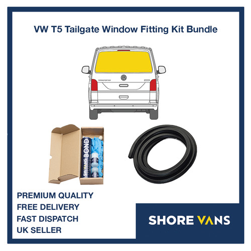 Tailgate window glass - vw, t5
