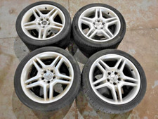 2003 MERCEDES W211 E55 AMG KOMPRESSOR 4 x ALLOY WHEEL SET A2114012702 STAGGERED