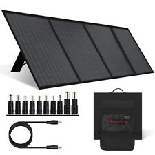 200W Portable Solar Panel Kit 18V Foldable Suitcase w/ DC Connectors Camping RV