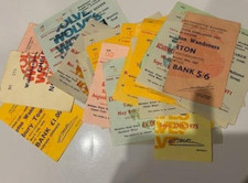 WOLVES  HOME TICKETS (1967 to 1979)  YOU CHOOSE  (25 DIFF)