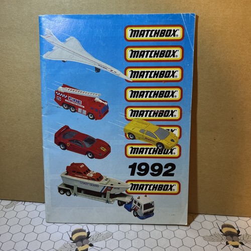 1992 matchbox catalogue - matchbox,