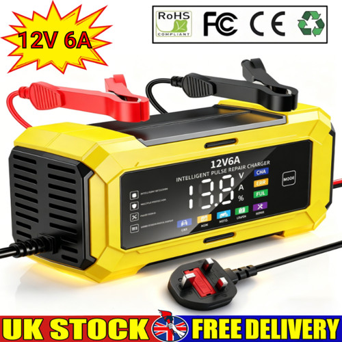 12v car battery - car, charger