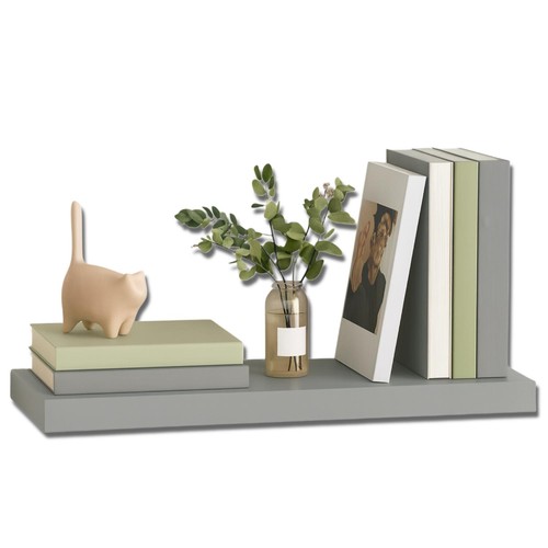 Wall mounted grey floating - mounted,