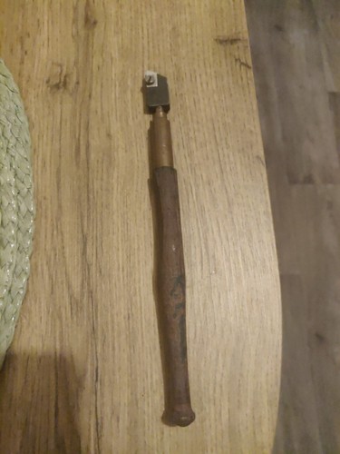 Vintage glass cutter wood - vintage,