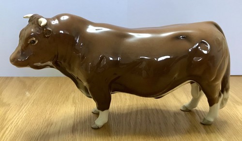 Beswick limousin bull model - limousin, bull,