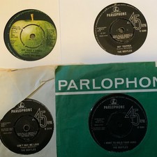 BEATLES - Lot of 4 UK 45s INC