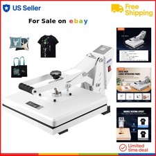 Heat Press Machine 15x15 Digital T-Shirt Vinyl Transfer High Pressure Easy