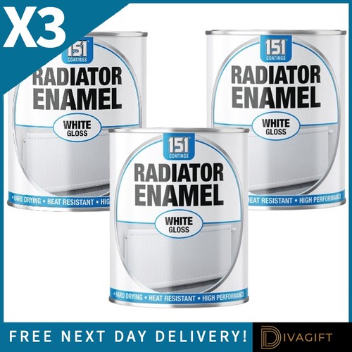 Radiator enamel white - radiator,