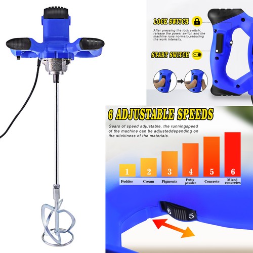 Electric gear mixing drill - 6,