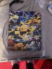 Pokemon Binder TCG Portfolio Holds approx 1080 cards great condition with zip 