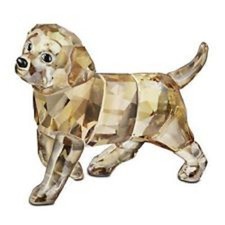 Swarovski Crystal "GOLDEN RETRIEVER" Mint Condition-Original Box and Certificate