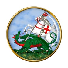 St. George and the Dragon Pin Badge