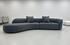 Large Curved 3-4 Seater Sofa