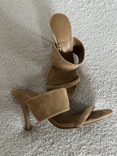 Zara camel suede effect high - camel,