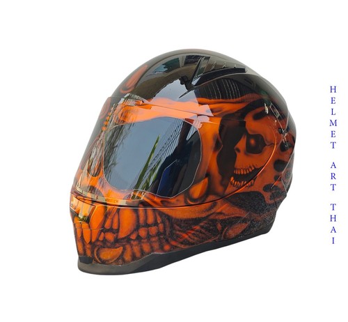 Custom airbrushed motorcycle - custom,