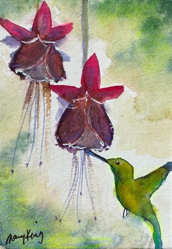 Original watercolor painting - original,
