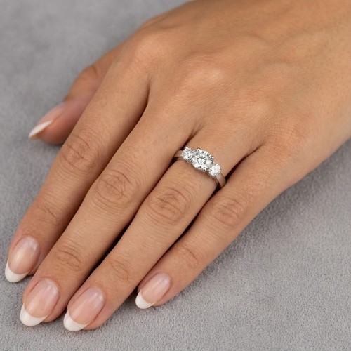Stone engagement ring 14k - engagement,