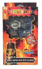 WHIZZ WATCH DOCTOR WHO REMOTE CONTROL DALEK WITH LCD WATCH BOXED 