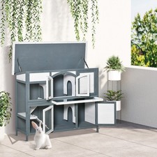 PawHut Rabbit Hutch, Guinea