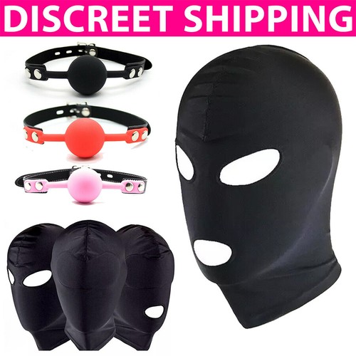 Open mouth hood gimp - open,