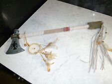 LARGE NATIVE INDIAN DREAM CATCHER TOMAHAWK WALL HANGING DISPLAY