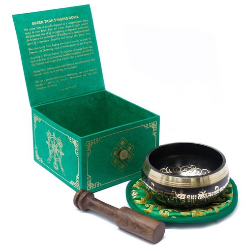 Green tara singing bowl - singing,