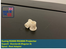 Eumig R2000 RS3000 Projector, Super8 - Standard8 (Regular-8), Spool-Reel Adapter