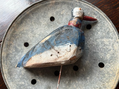 Vintage duck decoy french - duck, decoy,