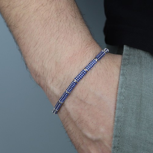 Luxury blue sapphire bracelet - luxury,