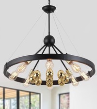 Modern Industrial Wagon Wheel