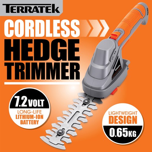 Cordless hedge trimmer 2 - 7.2v,