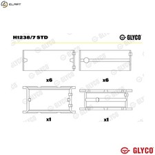 CRANKSHAFT BEARING H1238/7 STD