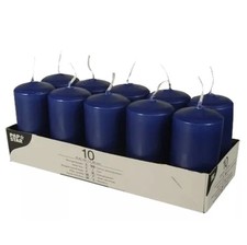 Pillar Candles for All Occasions Multiple Packs of 1, 3,5 &10 , 4 x 9cm 6HRS