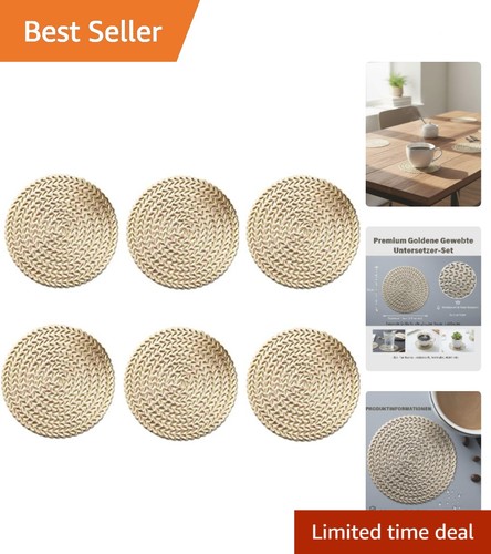 Luxurious gold coasters set - gold,