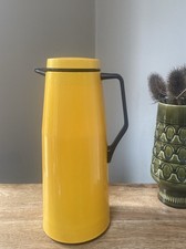 Vintage 70s thermos yellow - thermos,