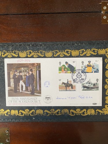 Police fdc signed leonard - signed,