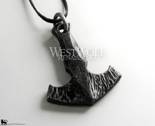 Hand forged viking mjolnir - viking,