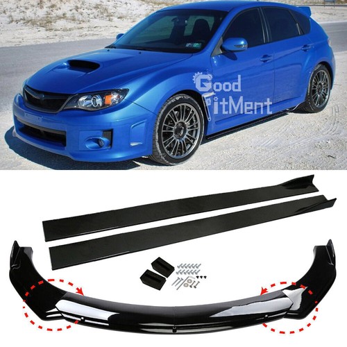 Gloss front bumper lip - front,