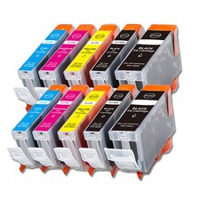 10PK Combo Printer Ink chipped