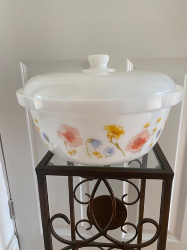Large round vintage casserole