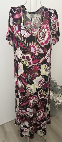 Kim qvc bold floral maxi - co,