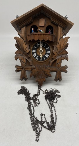 Vintage wooden cuckoo - cuckoo, clock