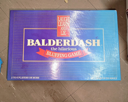 Vintage 1984 balderdash board - balderdash,