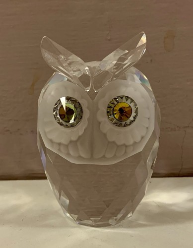 Swarovski crystal owl - crystal,