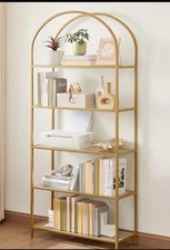 Gold Display Cabinet Glass