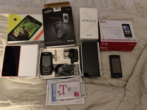 Retro mobile phone - mobile, bundle