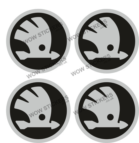 Skoda mk2 logo car stickers - mk2,