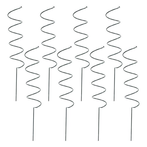 8pcs spiral plant stakes - spiral,